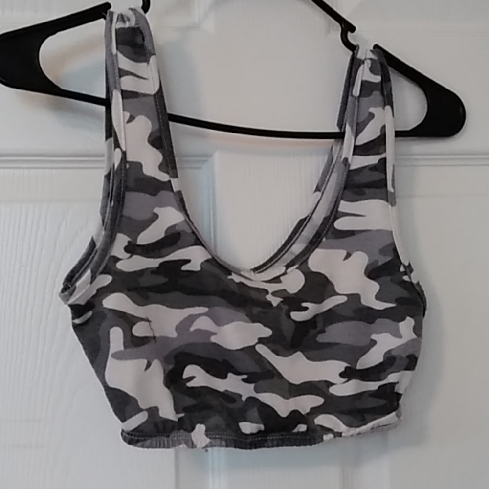 Camo Crop top